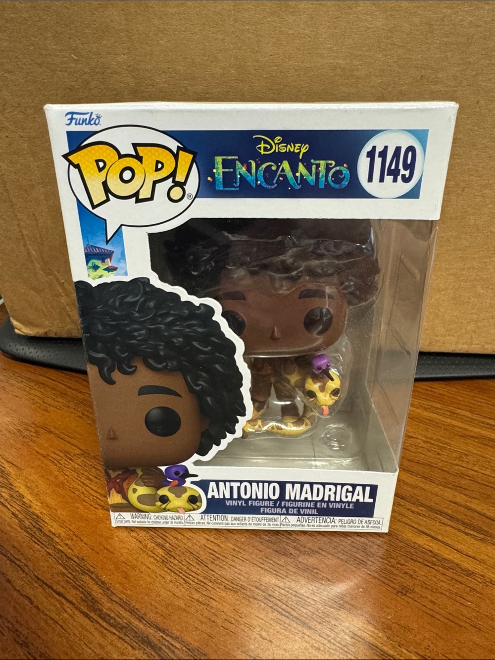 Funko Antonio Madrigal Pop! Figure with Yellow & Purple Animal